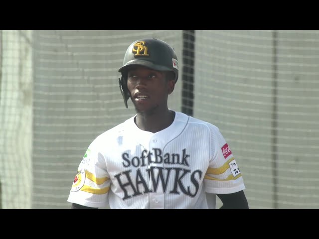 【ファーム】マルチ安打!! ホークス・イヒネイツア ライト前へのタイムリーヒットで1点を返す!! 2025年9月21日 福岡ソフトバンクホークス 対 阪神タイガース
