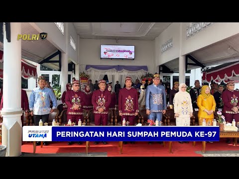 KAPOLRES SUKAMARA HADIRI PERINGATAN HARI SUMPAH PEMUDA KE-97 DAN IKRAR BERSAMA ANAK BANGSA