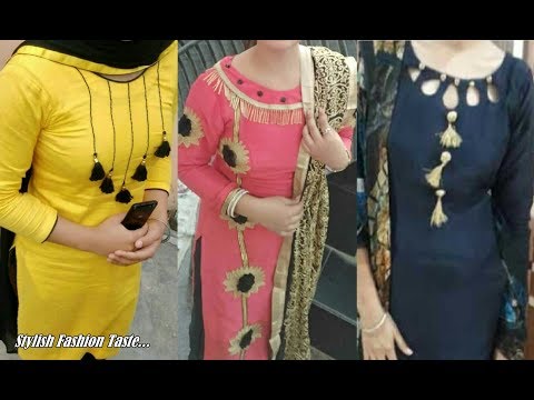 Beautiful neck designs for ladies suits