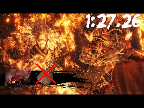 Sekiro - Inner Father (1:27.26) No Hit Speed Run: Demon Bell / Charmless