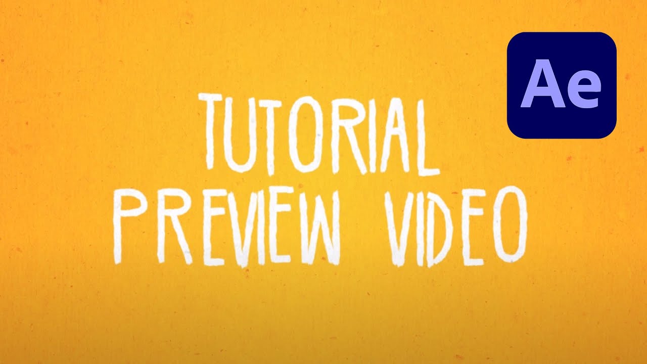 How To Create a Happy Stop Motion Intro Animation Effect in After Effects