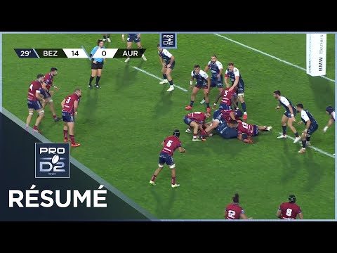 PRO D2 Saison 2023-2024 J15 - Résumé AS Béziers Hérault - Stade Aurillacois