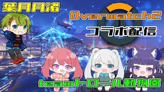 【#overwatch2】トロ園さんコラボ！初心者ですが楽しみます♪【#個人Vtuber/#葉月月渚】