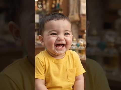 عطر الفواكه العجيب بحسب رأي أصغر زبون! 😂🍼