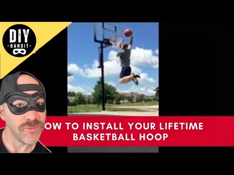 🔥 How to DIY Install (Step-by-Step Guide) ↪ Lifetime Power Lift Adjustable In-Ground Basketball Hoop