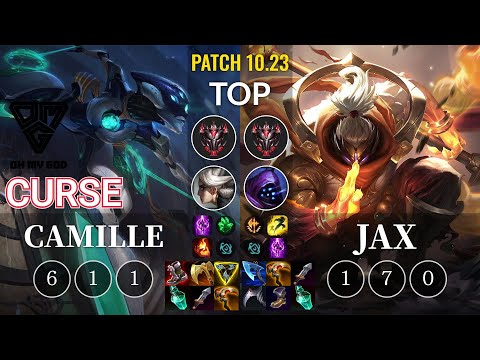 OMG Curse Camille vs Jax Top - KR Patch 10.23