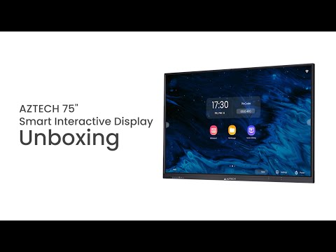 AZTECH IdeaFlow Smart Interactive Display | UNBOXING