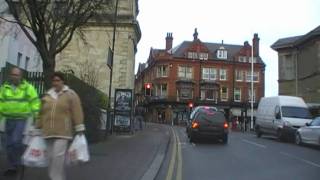 preview picture of video 'Driving Along Abbey Road, Grange Road & Church Street, Great Malvern, England 10th December 2010'