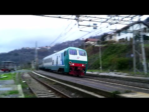 Treni in transito alla stazione di Mignanego  (La Succursale  dei giovi) Intro