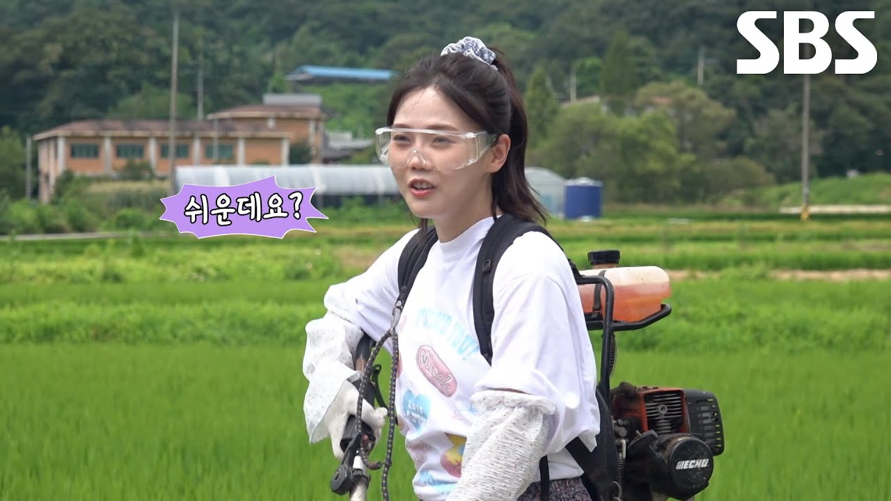 효정×김대호, 예초기와 함께 본격적인 풀베기 작업 시작↗