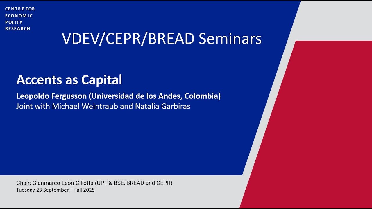 VDEV 69 - Leopoldo Fergusson (Universidad de los Andes, Colombia)