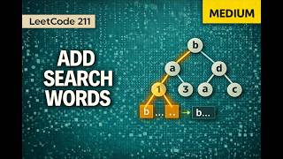 Design Add and Search Words Data Structure - Leetcode 211 - Python