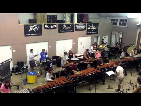 UMass Drumline 2015: Front Ensemble - Takin' It to the Streets - Band Camp (2)