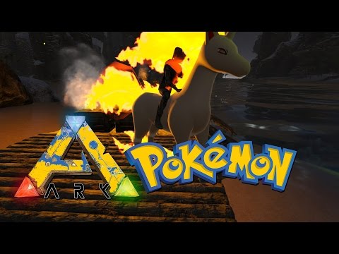 TAMING A RAPIDASH! POKEMON MOD FOR ARK! Ark Pokemon Evolved EP2