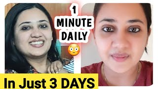 REDUCE FACE FAT | DOUBLE CHIN | 3 DAYS CHALLENGE TO GET RID OF FACE FAT | Lose Face Fat Fast 🔥🔥