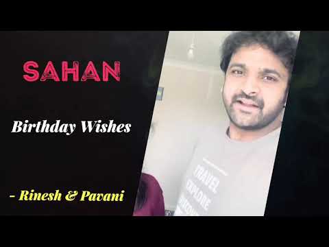Sahan 2020 birthday wishes