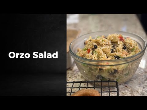 Cold Orzo Salad Recipe