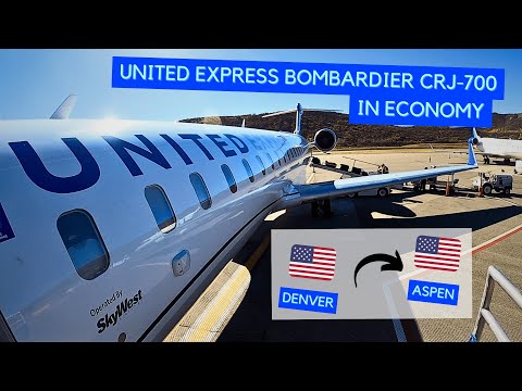 Miniatura de YouTube para United Airlines Canadair (Bombardier) Regional Jet 700 and Challenger 870