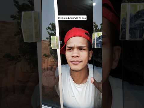 Two blind men fighting in the street #shorts #humor