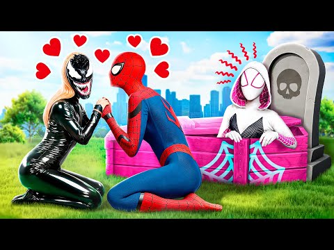 What Happened to Spider Gwen?! Spider Man Vs Venom Girl