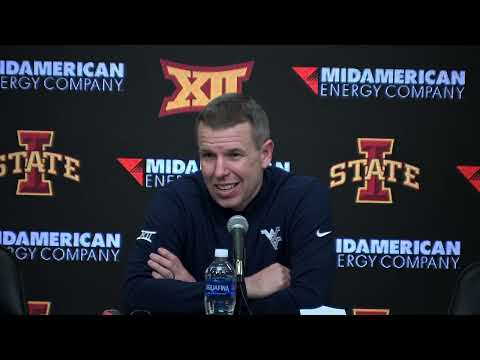 WVU Mens Basketball Ross Hodge Iowa State Postgame 1/2/26
