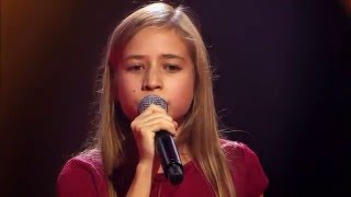 Shy 14-Year Old Tine Sings Emma Bale's Run - Shocking