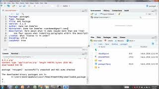 Create R package in 5 minutes with roxygen2