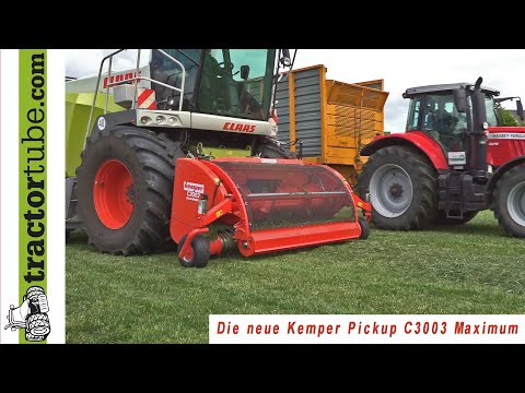 Vorstellung der Kemper Pickup für Claas Feldhäcksler C3003 Maximum