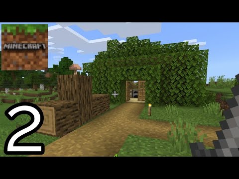 Minecraft PE - Survival - House Of Leaves - Gameplay Part 2 - YouTube