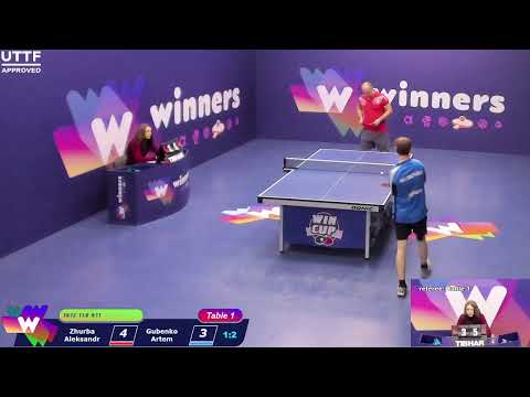 WINners CUP table 1 09.01 Zhurba Aleksandr - Gubenko Artem 19:00