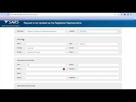 Registered Representative with SARS  - How to Be Appointed