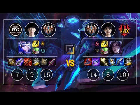 EDG Hope Ashe vs FPX Lwx Kai'Sa Bot - KR Challenger Patch 10.11
