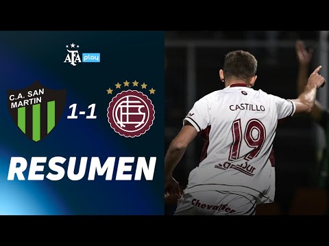San Martín San Juan 1 vs. Lanus 1 | #TorneoClausura2025 | Resumen | Fecha 15