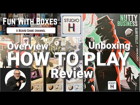 Nutty Business | A Game of unscrupulous Squirrels | Unboxing Overview & How to Play | Hachette Games