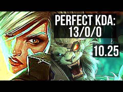 RIVEN vs RENGAR (TOP) | 13/0/0, 7 solo kills, Legendary, 300+ games | BR Grandmaster | v10.25