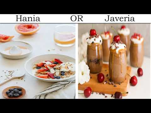 Hania Javeria food #38 fast food  chocolate & desserts