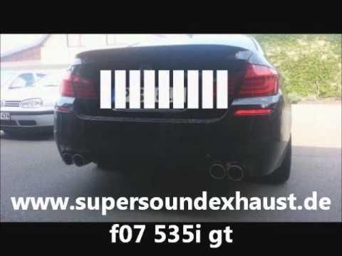 BMW 5er GT F07 535i Edelstahl Sportauspuff Sound von supersoundexhaust.de