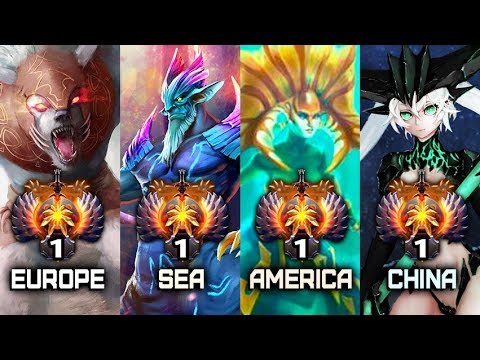 TOP-1 CARRY RANKS of new season ALL REGIONS — Europe, SEA, America, China