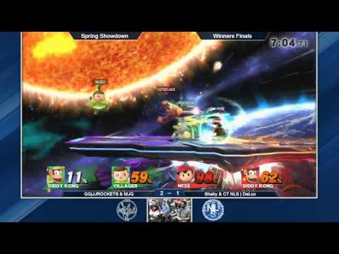 Spring Showdown SSB4 Doubles Winners Finals: GG|JJROCKETS & MJG Vs. Shaky & CT NLS|DeLux