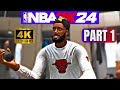 NBA 2K24 MyCAREER Gameplay Walkthrough Part 1 FULL GAME (4K 60FPS Xbox Series X) No Commentary