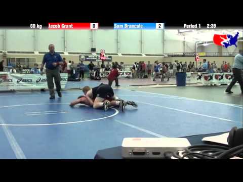Jacob Grant vs. Sam Brancale at 2013 ASICS University Nationals - FS