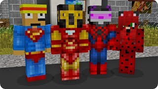 NOS CONVERTIMOS EN SUPERHÉROES EN MINECRAFT 😱