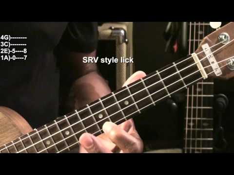 How To Play Blues Solo On Ukulele In A Lesson #6 Tutorial @EricBlackmonGuitar