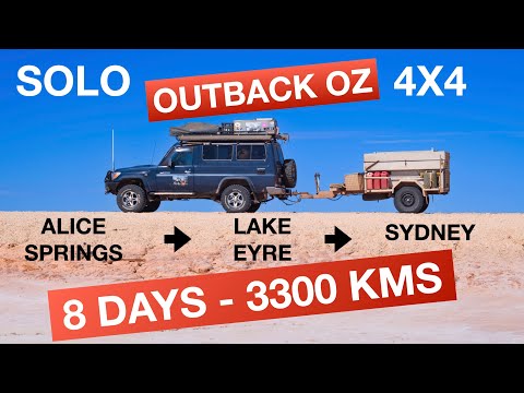 SOLO Outback OZ 4x4 - Lake Eyre & Central Australia - 8 days 3300km a photographic journey.