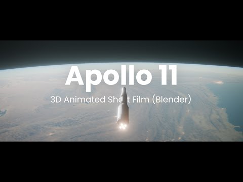 Apollo 11 | 3D Animated Short Film Made in Blender