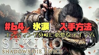 【隻狼/セキロ】　＃64　氷涙の入手方法（変若の御子イベント）　エンディング（竜の帰郷）に必要なアイテム　　《２週目》　[SEKIRO: SHADOWS DIE TWICE攻略　PS4]