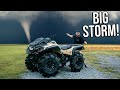 RIDING IN THE HURRICANE STORM CHASERS