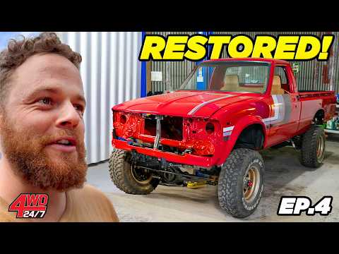 Thumbnail for 1000 HOUR RESTORATION! ICONIC HILUX from junk to PERFECT! ENGINE PLANS REVEALED by Toyota Hilux