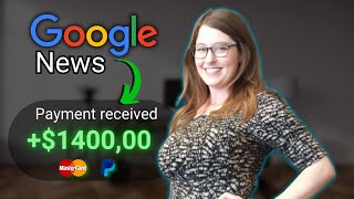 thumb for $1400 PER DAY Using Google News! (FREE) (Make Money Online 2023)