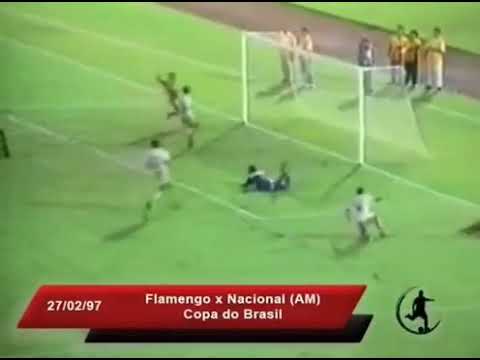 Romário (Flamengo) - 27/02/1997 - Nacional-AM 2x6 Flamengo - 2 gols